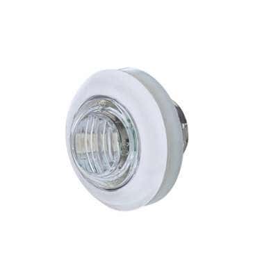3/4&Quot; Dual Function Marker Light W/Bezel &Amp; Washer – Red/Clear 3 3/4" Dual Function Marker Light w/Bezel & Washer – Red/Clear