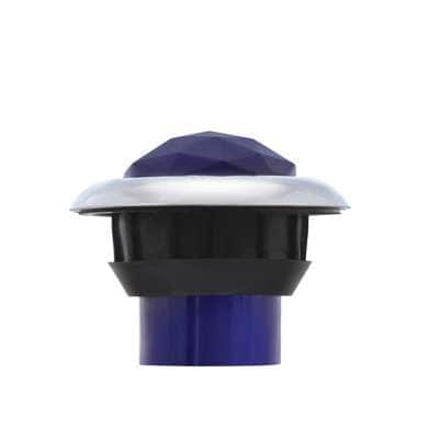 3/4&Quot; Dual Function Crystal Penny Light W/Faceted Lens – Blue 4 3/4" Dual Function Crystal Penny Light w/Faceted Lens – Blue
