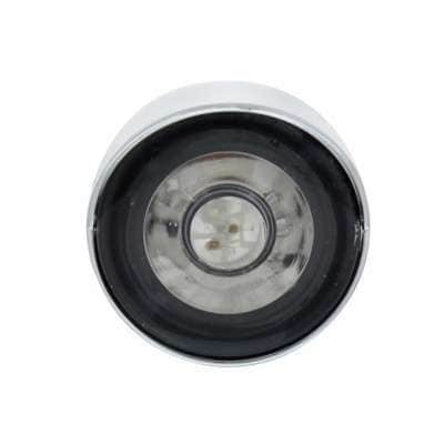 1" High Power Clearance Light w/Visor – Blue/Clear