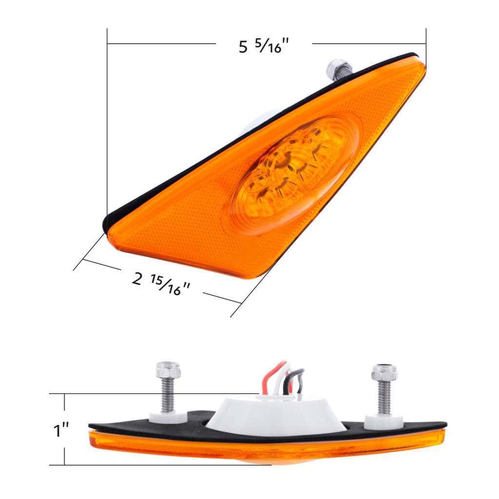 9 Led Competition Series Fender Light For 2007-2017 Kenworth T660 -Amber Led/Lens 9 9 LED Competition Series Fender Light For 2007-2017 Kenworth T660 -Amber LED/Lens
