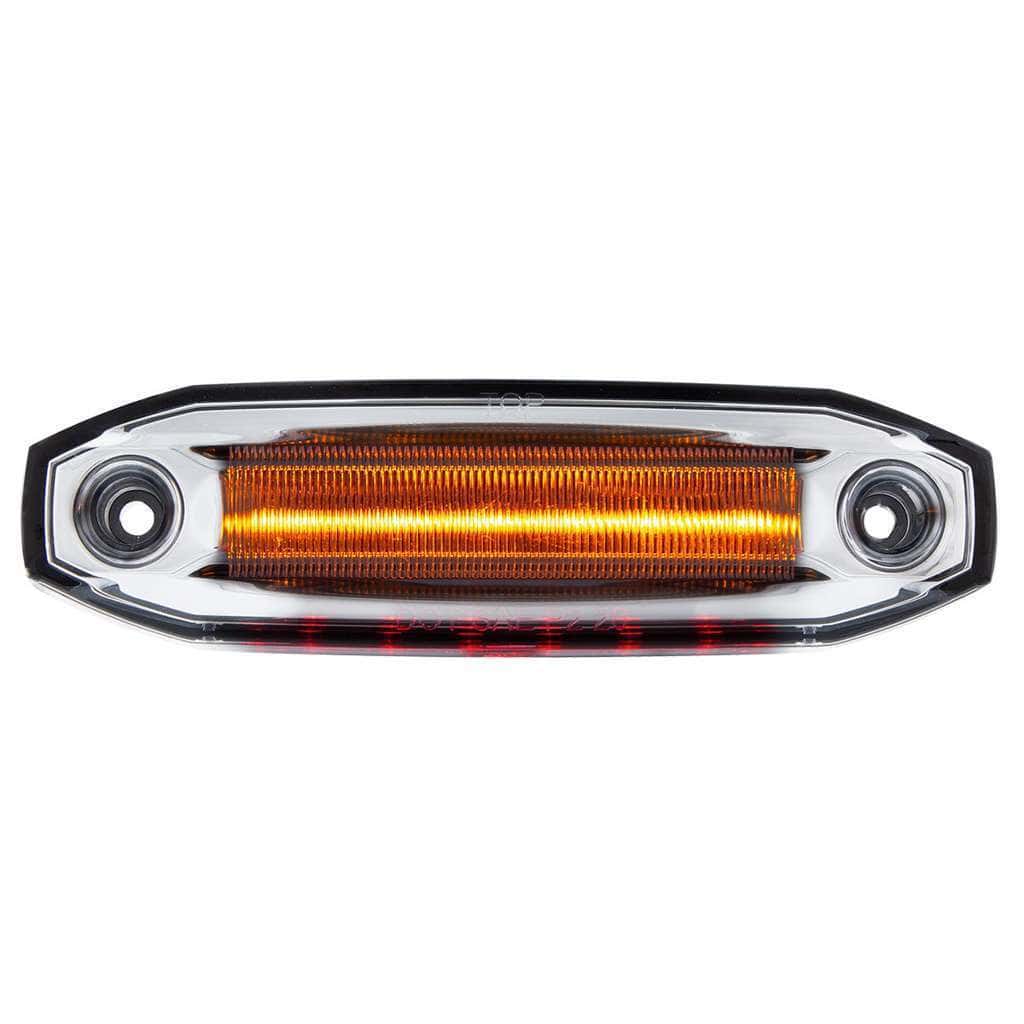 6 Amber Led Light (Clearance/Marker) With 6 Red Led Side Ditch Light 3 6 Amber LED Light (Clearance/Marker) With 6 Red LED Side Ditch Light