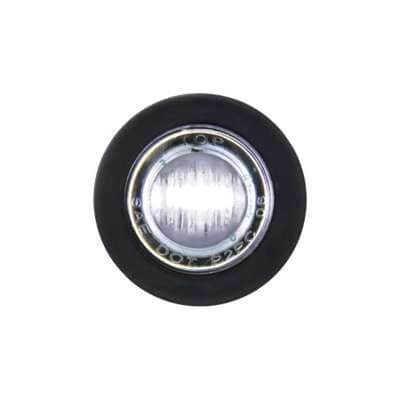 3/4" 3 LED Penny Light w/Rubber Grommet – White