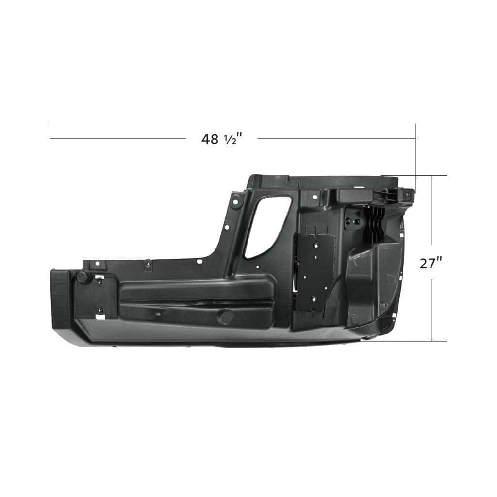 Bumper Reinforcement With Wheel Aero Trim Holes For 2018-2024 Freightliner Cascadia 6 Bumper Reinforcement With Wheel Aero Trim Holes For 2018-2024 Freightliner Cascadia