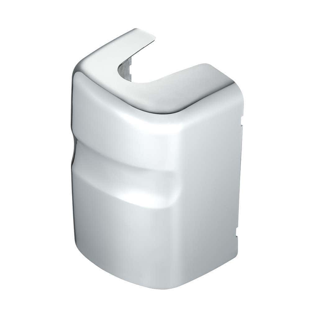Chrome Plastic Bottom Mirror Post Cover For 2000-2010