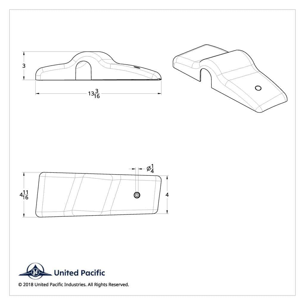 Chrome Plastic Bottom Mirror Post Cover For 1996-2010 Freightliner Century 4 Chrome Plastic Bottom Mirror Post Cover For 1996-2010 Freightliner Century