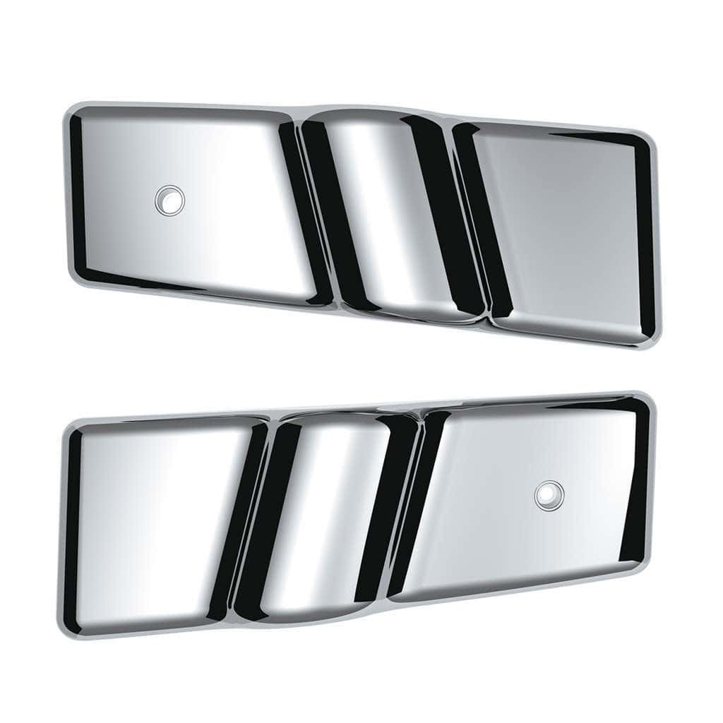 Chrome Plastic Bottom Mirror Post Cover Set For 1996-2010 Freightliner Century (Pair) 3 Chrome Plastic Bottom Mirror Post Cover Set For 1996-2010 Freightliner Century (Pair)