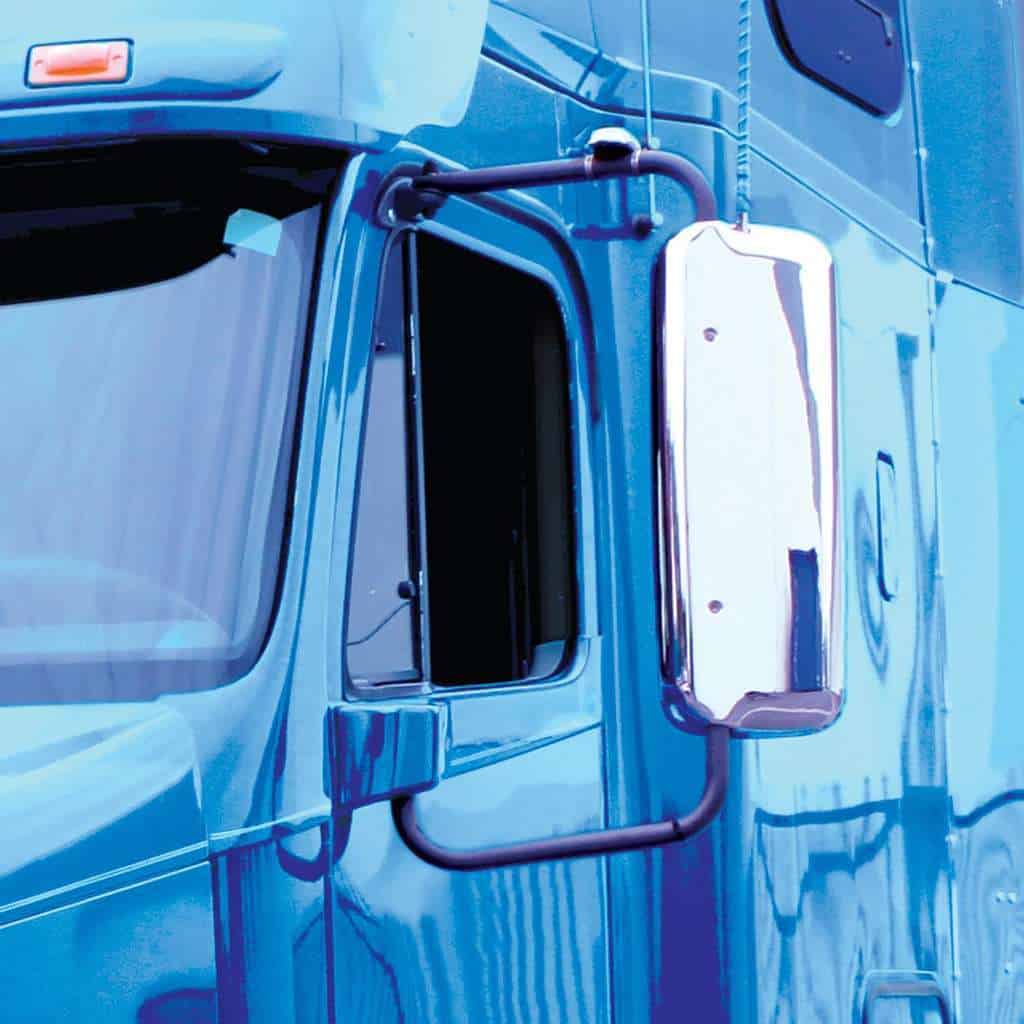 Chrome Mirror Cover For Freightliner Century (2005-2010) & Columbia (2005-2020)