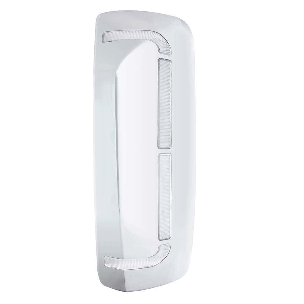 59 LED Chrome Mirror Cover With Sequential LED For 2012-2024 Volvo VNL