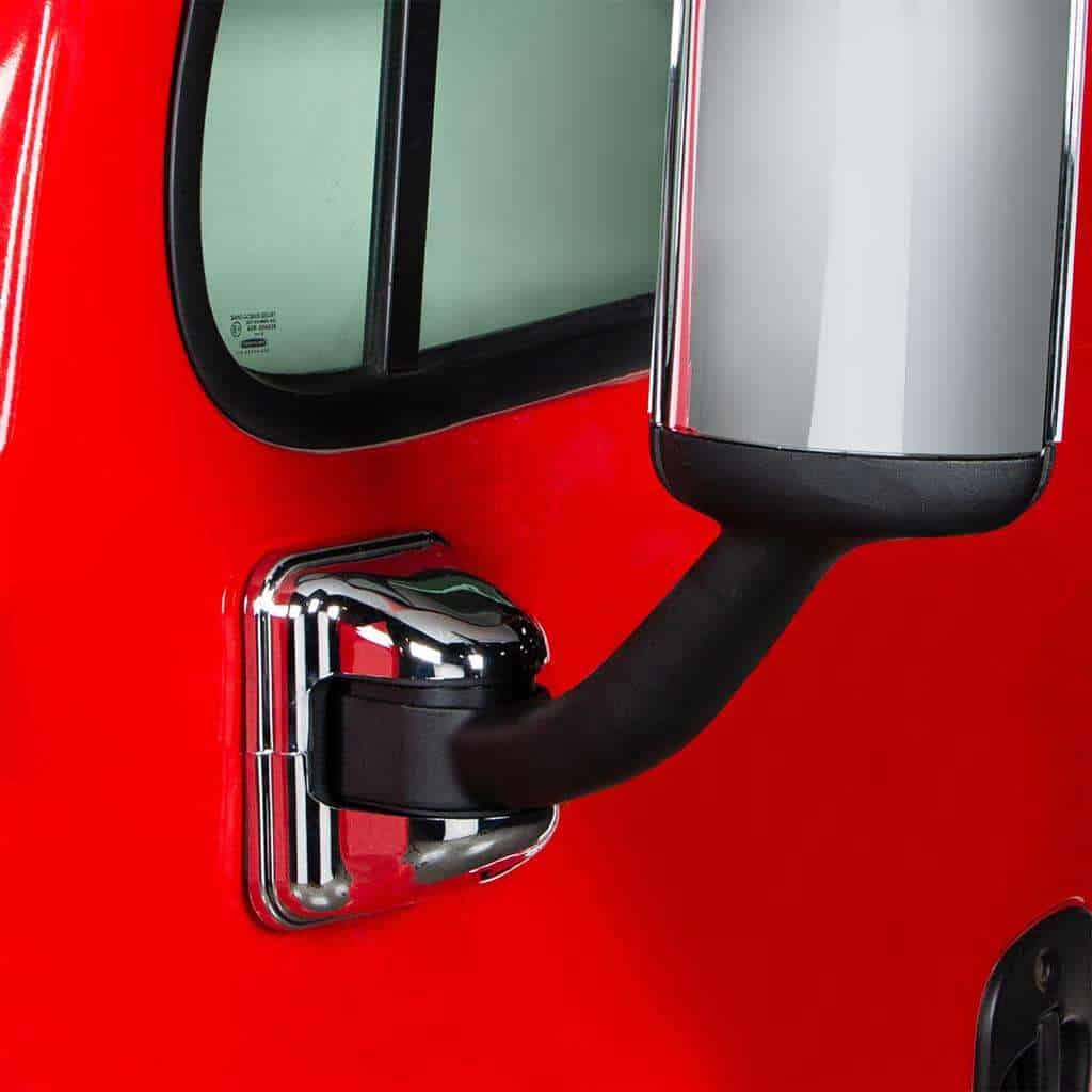 Chrome Mirror Post Cover For 2008-2017 Freightliner Cascadia 4 Chrome Mirror Post Cover For 2008-2017 Freightliner Cascadia