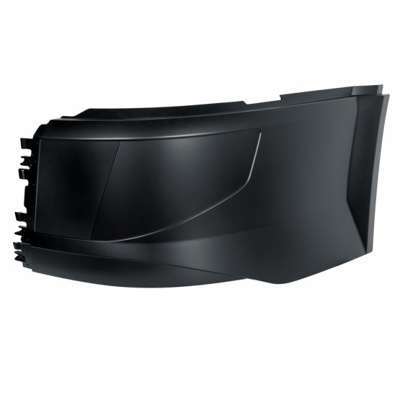 Bumper End Without Fog Light For 2015-2017 Volvo VNL With Aero Style Bumper