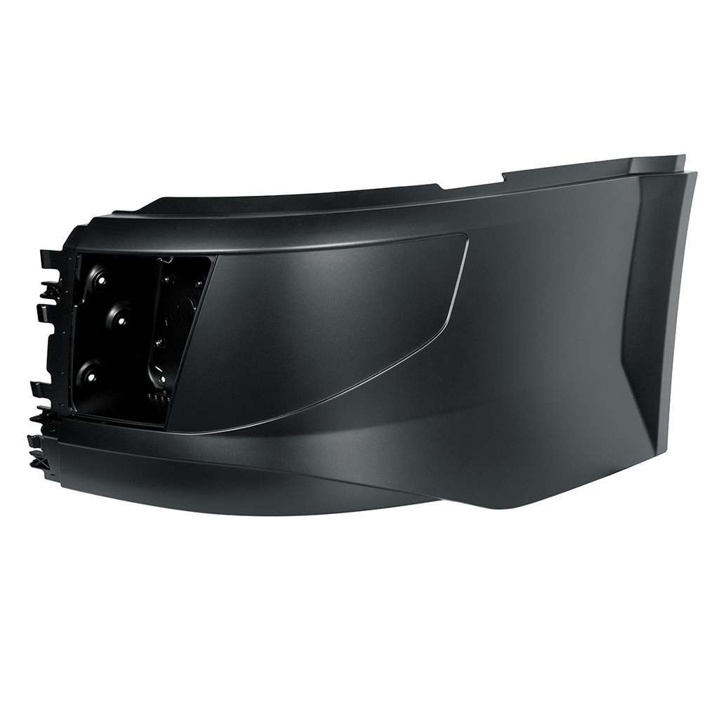 Bumper End With Fog Light For 2015-2017 Volvo VNL With Aero Style Bumper