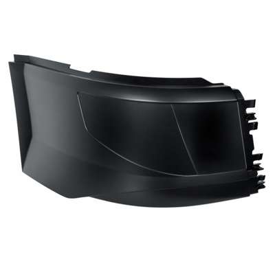 Bumper End Without Fog Light For 2015-2017 Volvo VNL Short Hood With Aero Style Bumper