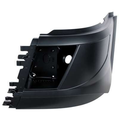 Bumper End With Fog Light For 2015-2017 Volvo VNL Short Hood With Aero Style Bumper