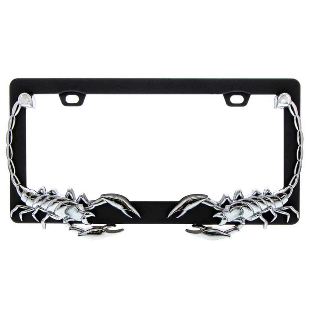 Scorpion License Plate Frame