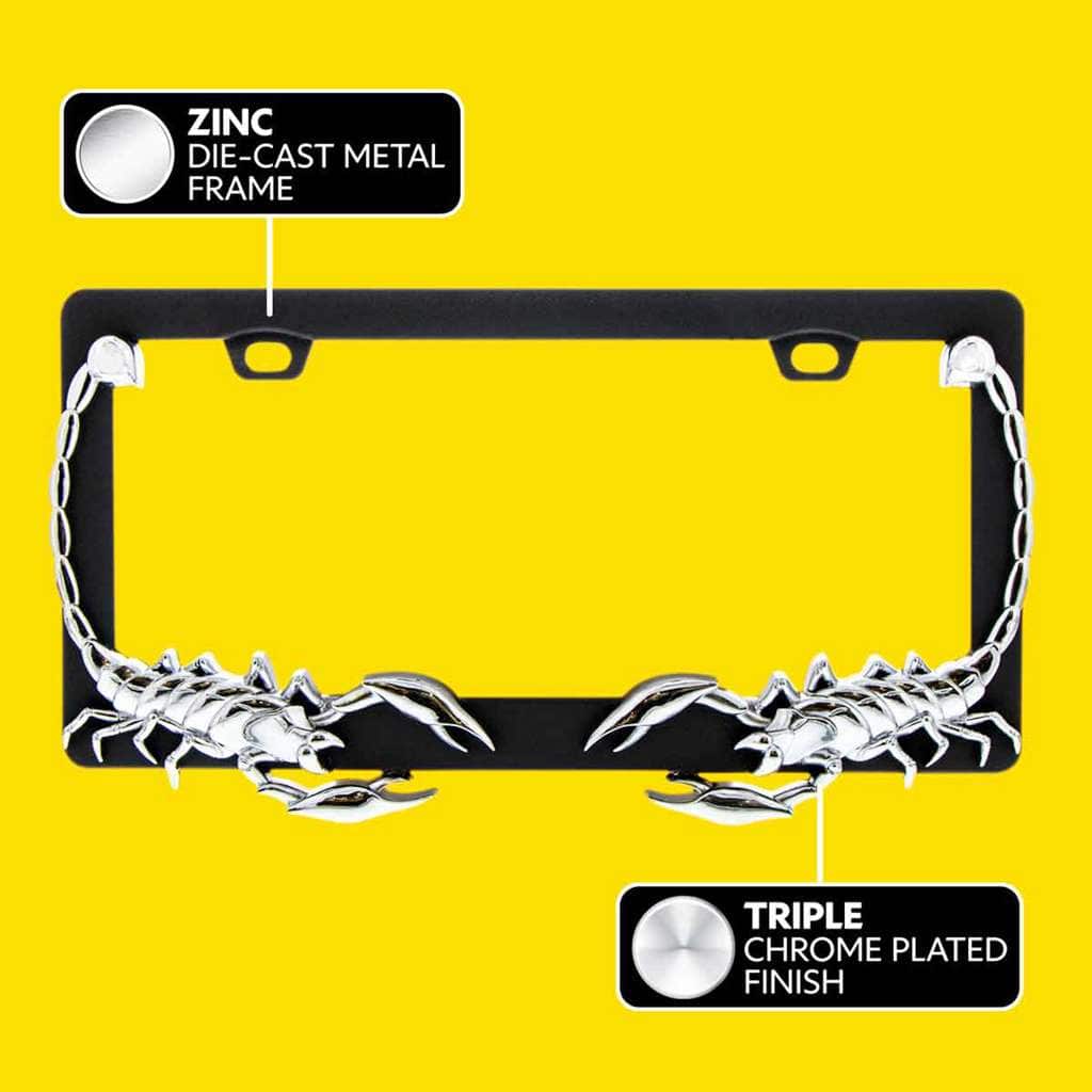 Scorpion License Plate Frame 7 Scorpion License Plate Frame