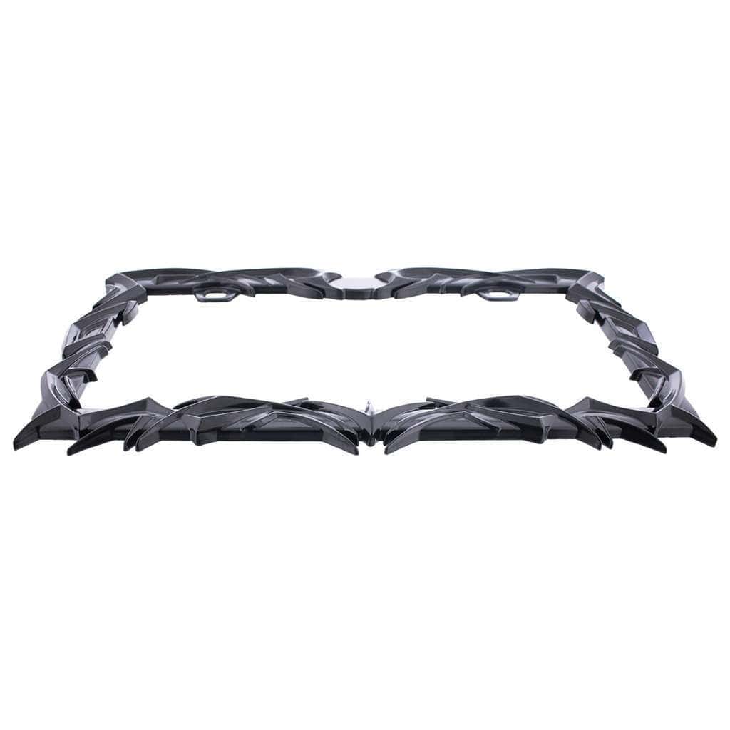 Tribal Flame License Plate Frame - Black 3 Tribal Flame License Plate Frame - Black