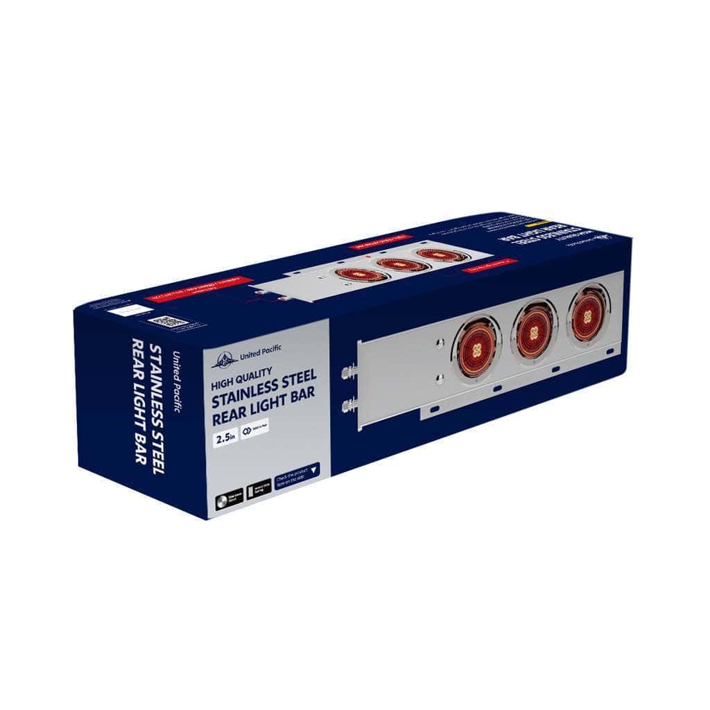 2-1/2&Quot; Bolt Pattern Ss Spring Loaded Bar With 6X 4&Quot; 13 Led Abyss Lights &Amp; Visors (Pair) 3 2-1/2" Bolt Pattern SS Spring Loaded Bar With 6X 4" 13 LED Abyss Lights & Visors (Pair)