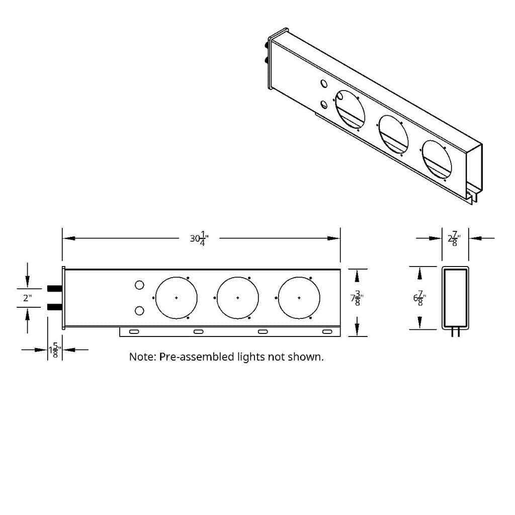 2&Quot; Bolt Pattern Ss Spring Loaded Bar With 6X 4&Quot; 16 Led Turbine Lights - Red Led/Red Lens (Pair) 5 2" Bolt Pattern SS Spring Loaded Bar With 6X 4" 16 LED Turbine Lights - Red LED/Red Lens (Pair)