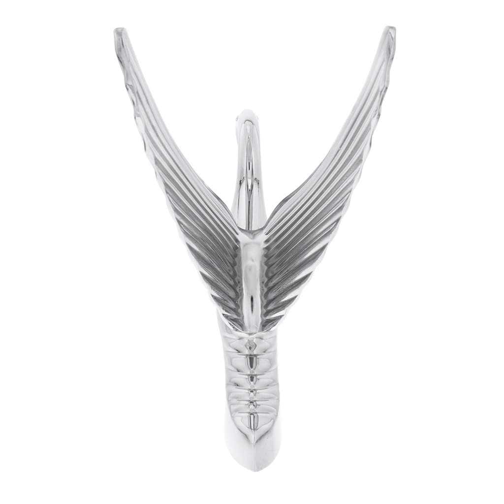 Die-Cast Swan Hood Ornament - Chrome 4 Die-Cast Swan Hood Ornament - Chrome
