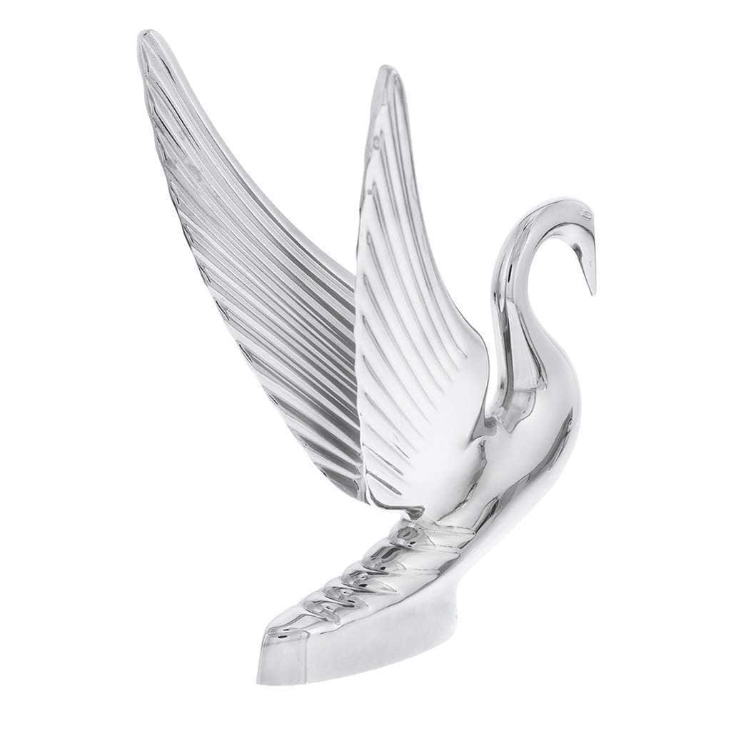 Die-Cast Swan Hood Ornament - Chrome 5 Die-Cast Swan Hood Ornament - Chrome