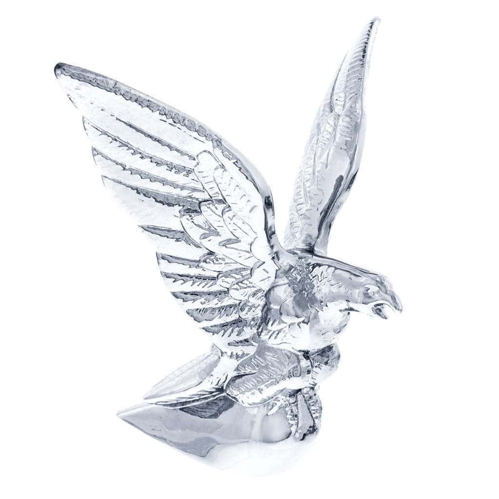 Die-Cast American Eagle Hood Ornament-Chrome 3 Die-Cast American Eagle Hood Ornament-Chrome