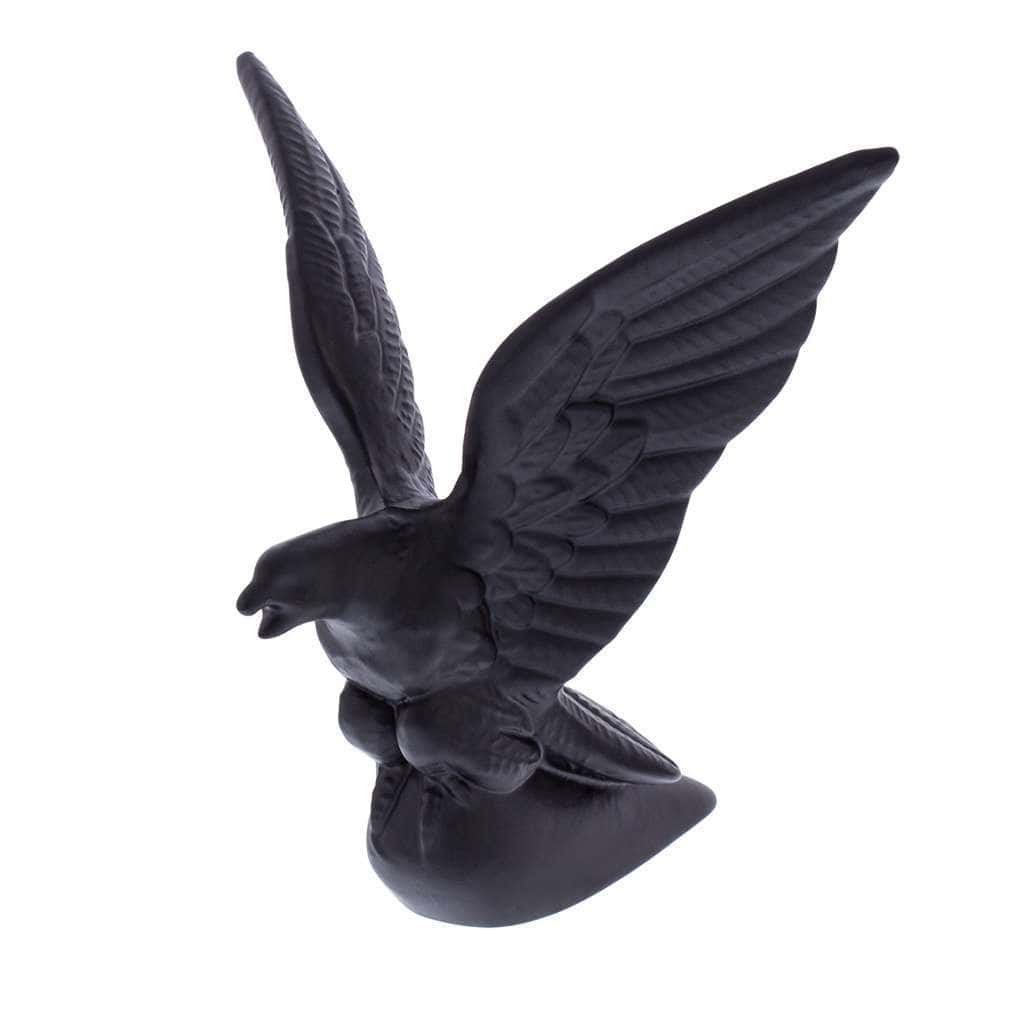 Die-Cast American Eagle Hood Ornament-Matte Black