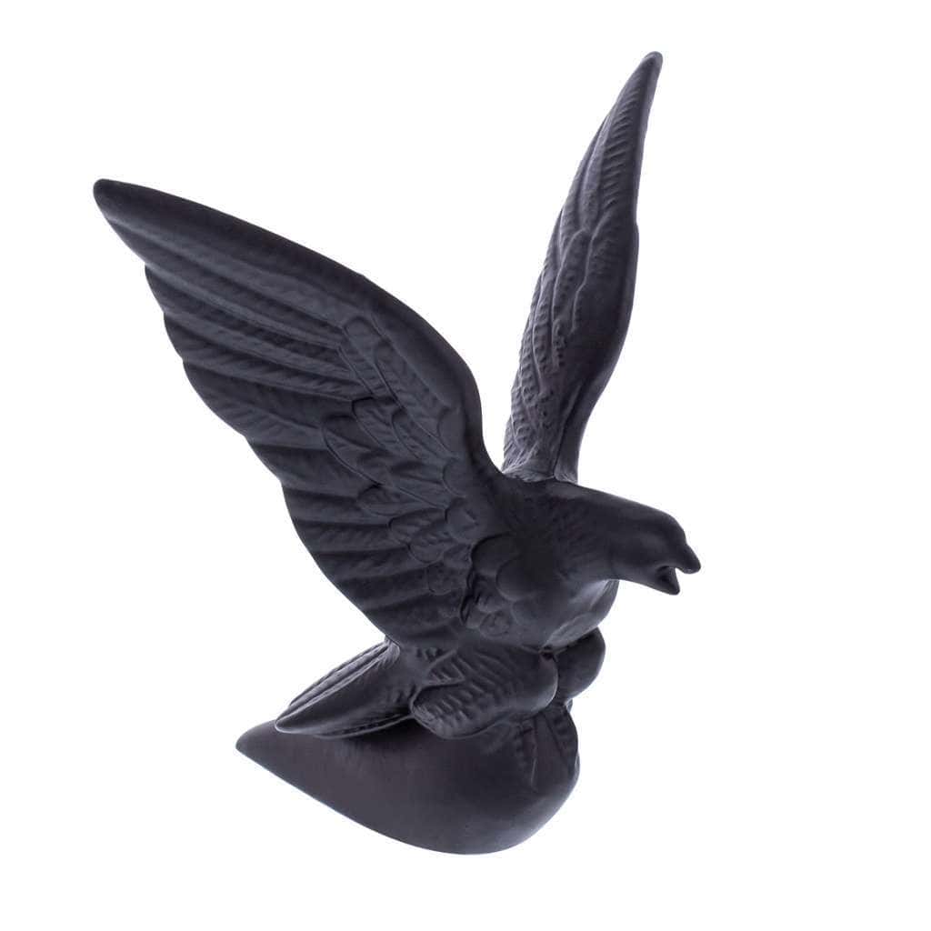 Die-Cast American Eagle Hood Ornament-Matte Black 3 Die-Cast American Eagle Hood Ornament-Matte Black
