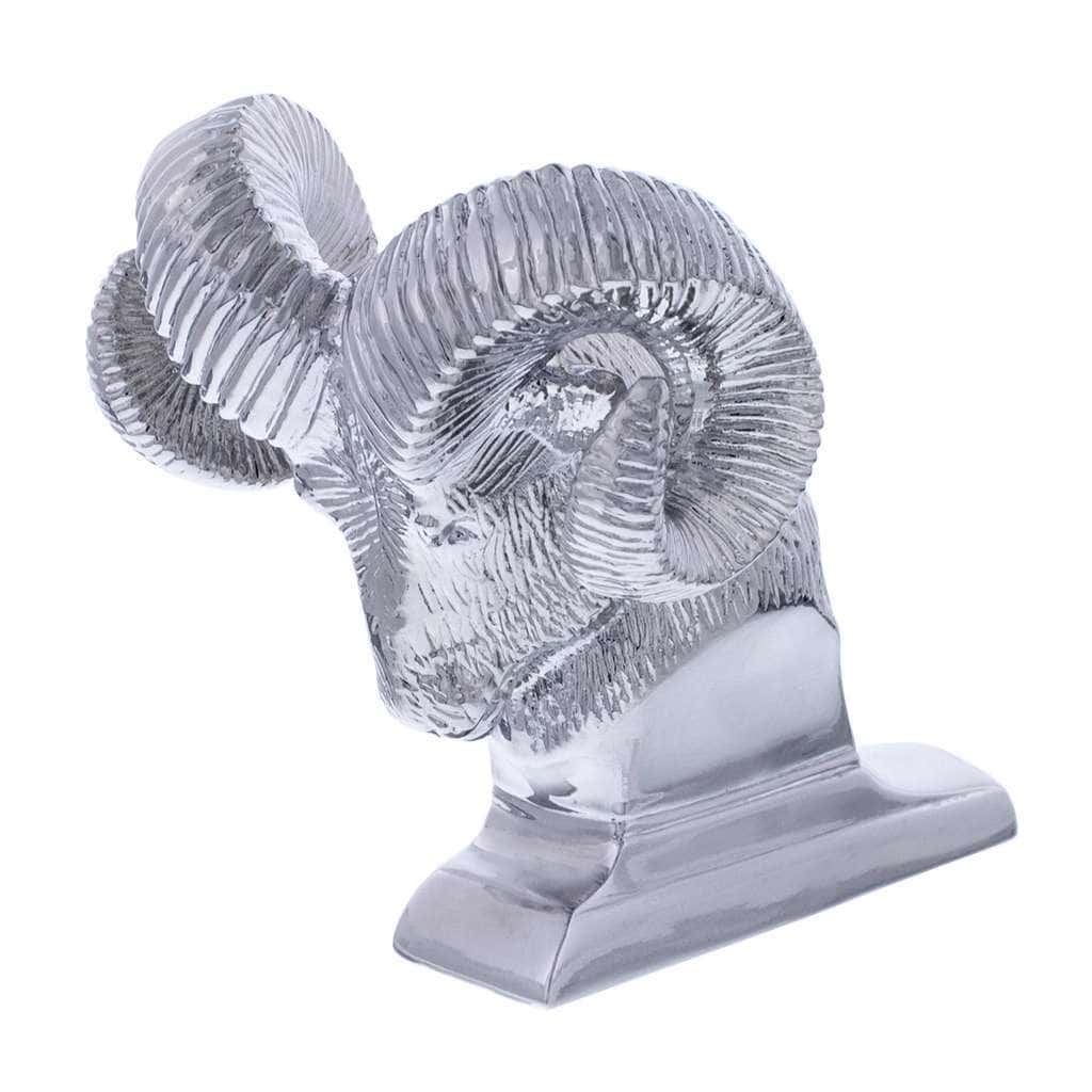 Die-Cast Bighorn Hood Ornament-Chrome