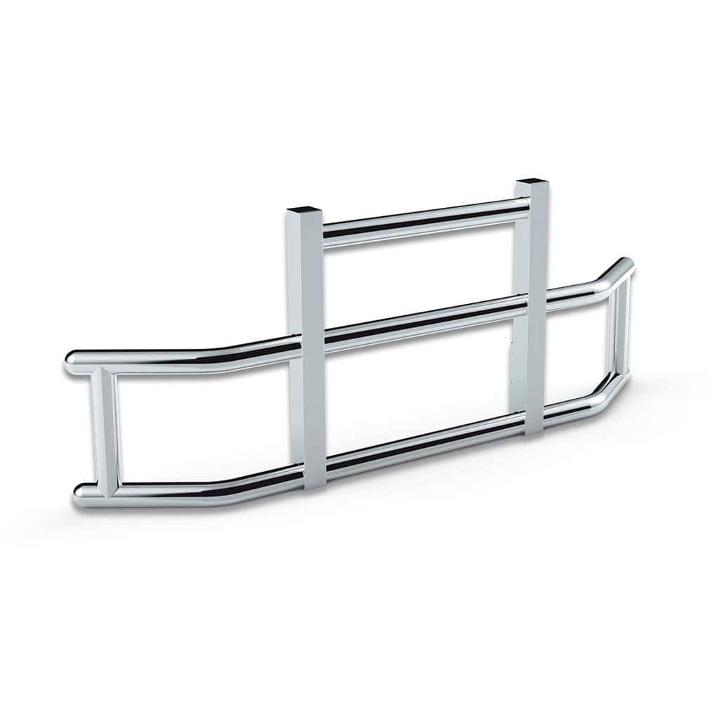 Highwayshield I25 R-304 Stainless Steel Grille Guard &Amp; Bracket Kit For 2018-2025 Freightliner Cascadia 2 HighwayShield I25 R-304 Stainless Steel Grille Guard & Bracket Kit For 2018-2025 Freightliner Cascadia