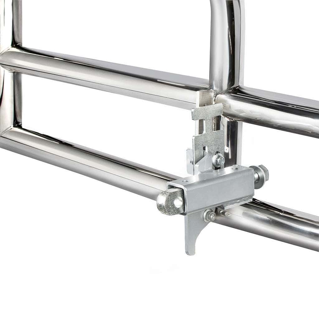 Highwayshield I40-304 Stainless Steel Grille Guard &Amp; Bracket Kit For 2003-2017 Volvo Vnl 5 HighwayShield I40-304 Stainless Steel Grille Guard & Bracket Kit For 2003-2017 Volvo VNL