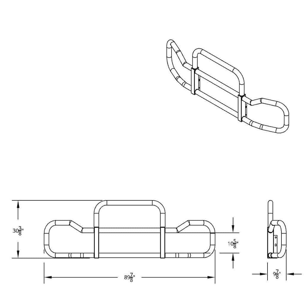 Highwayshield I40-304 Stainless Steel Grille Guard &Amp; Bracket Kit For 2018-2025 Freightliner Cascadia 8 HighwayShield I40-304 Stainless Steel Grille Guard & Bracket Kit For 2018-2025 Freightliner Cascadia