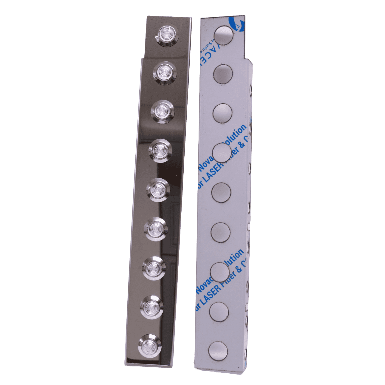 Peterbilt 379 & 389 Front Breather Light Panels – 1.25″ LED Cutouts
