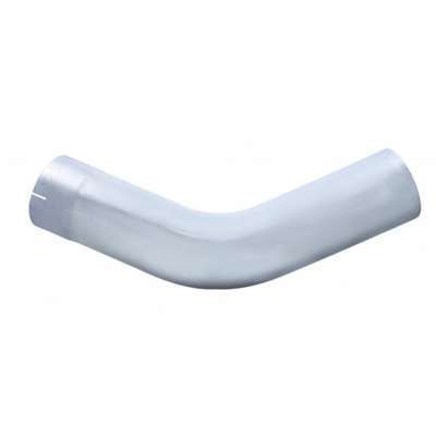 Aluminized 45 Degree Exhaust Expanded Elbow, 6" I.D. To 6" O.D. - 15" X 15"