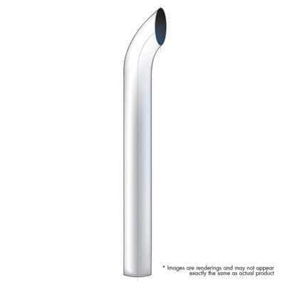6" Curved Plain Bottom Exhaust
