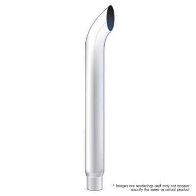8" Curved Reduce to 5" O.D. Bottom Exhaust