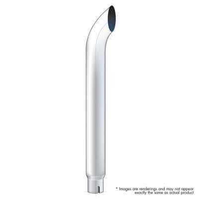 8" Curved Reduce to 5" I.D. Bottom Exhaust