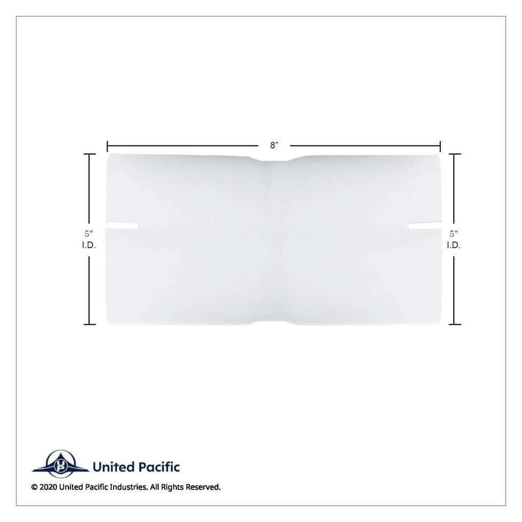 Aluminized Exhaust Connector 5&Quot; I.d. To 5&Quot; I.d. 2 Aluminized Exhaust Connector 5" I.D. To 5" I.D.