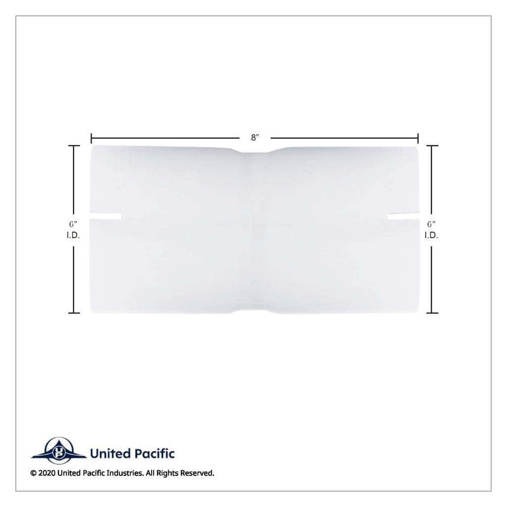 Aluminized Exhaust Connector 6" I.D. To 6" I.D.