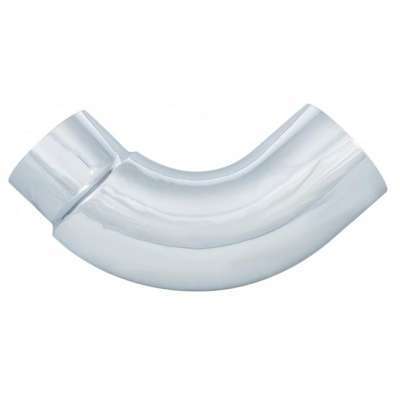 Chrome 90 Degree Exhaust Elbow, Reduce 7" O.D. To 5" O.D. - 16" X 16"