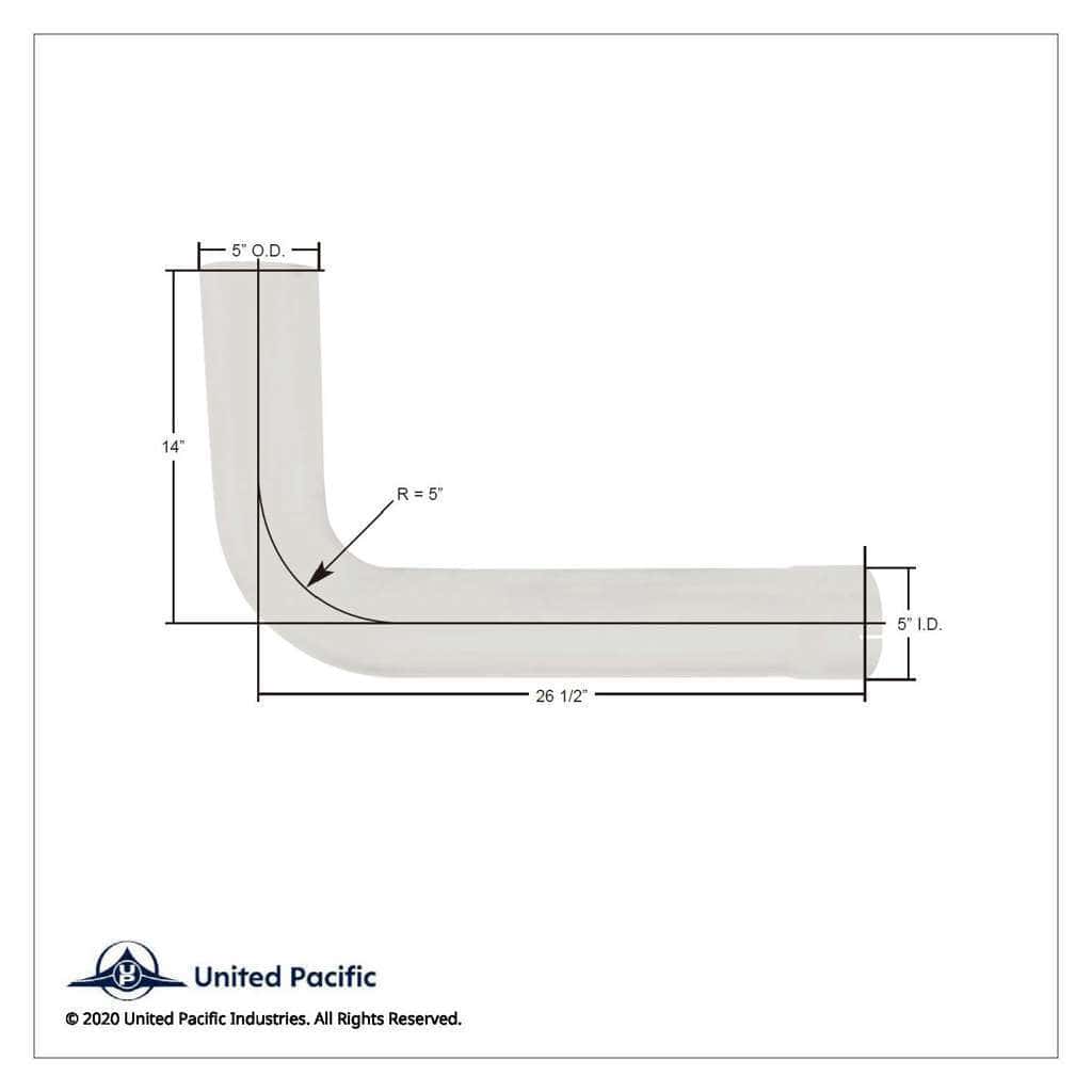 Aluminized 90 Degree Exhaust Elbow For Freightliner 04-09833-006
