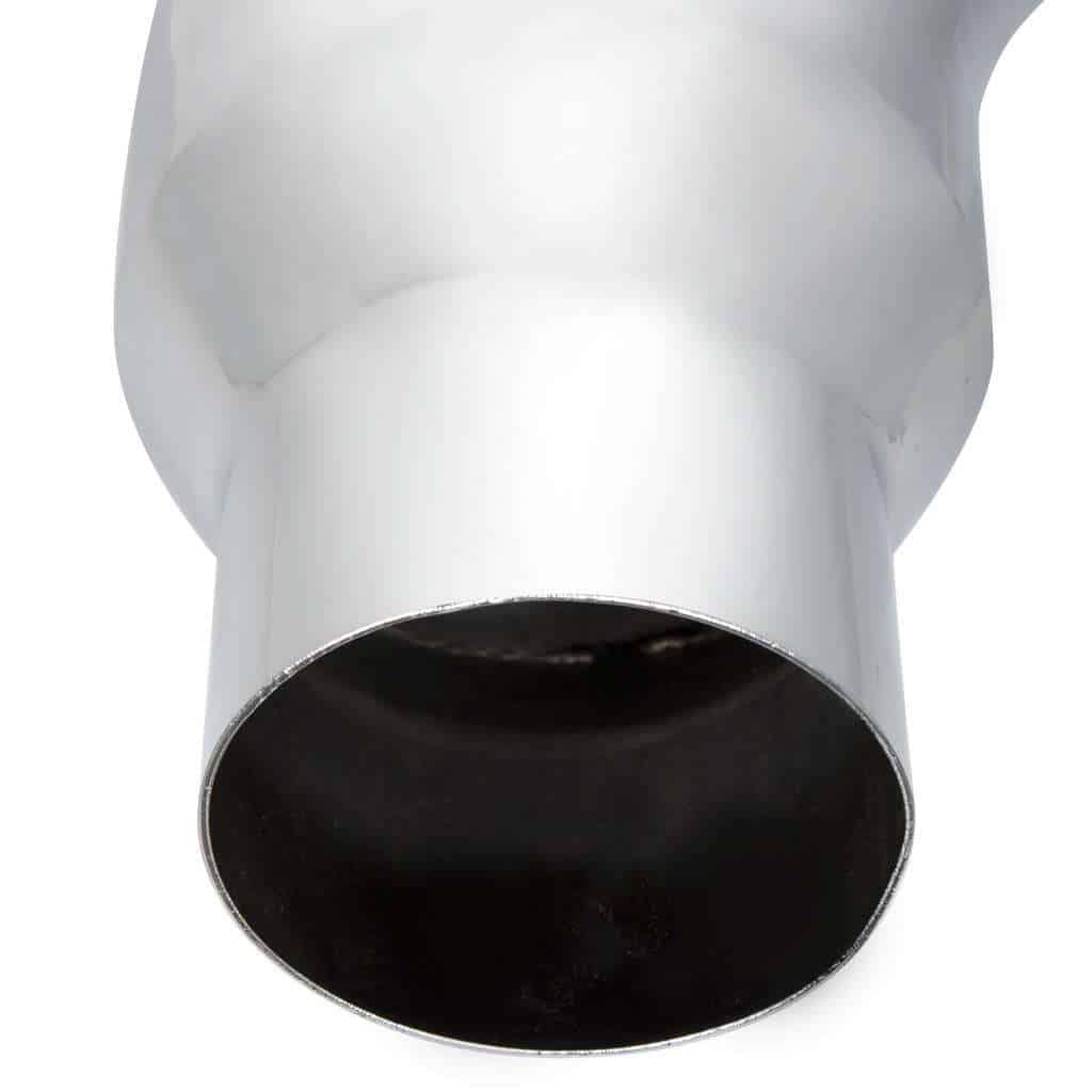Chrome 58 Degree Angled Exhaust Elbow For Peterbilt 379 - 7" OD To 5" OD