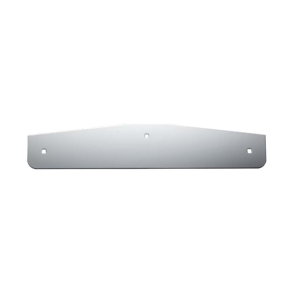 4" X 20" Chrome Standard Bottom Mud Flap Plate - Bolt Thru