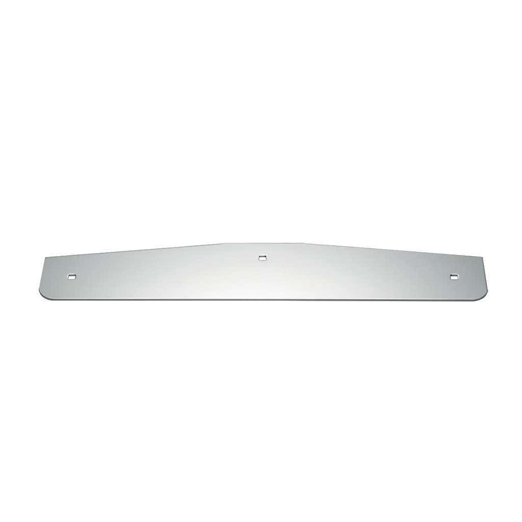 4" X 20" Chrome Standard Bottom Mud Flap Plate - Bolt Thru