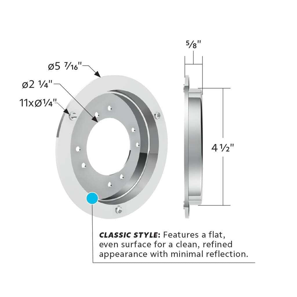 Chrome Plastic Watermelon Light Sleeper Bunk Led Adapter-Classic 4 Chrome Plastic Watermelon Light Sleeper Bunk LED Adapter-Classic