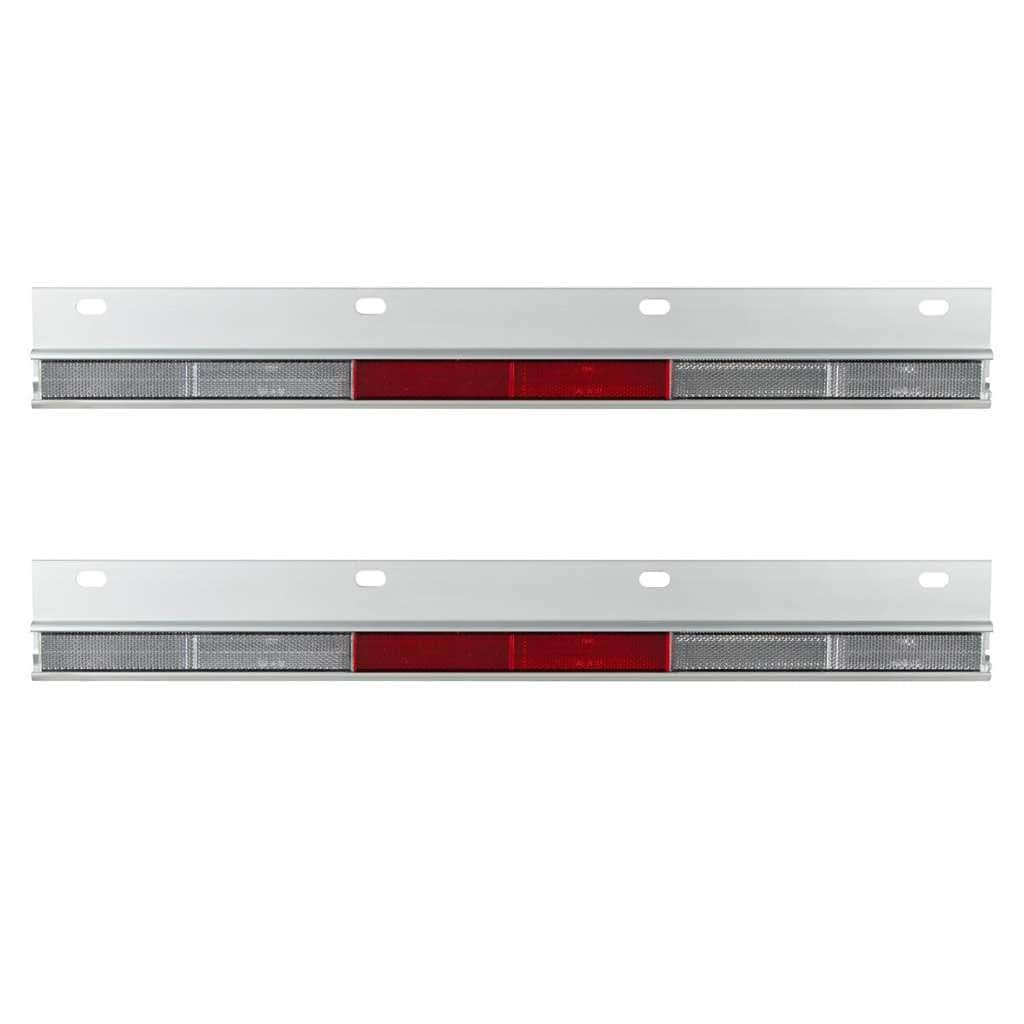 Straight Conspicuity Reflector Plate (Card of 2)