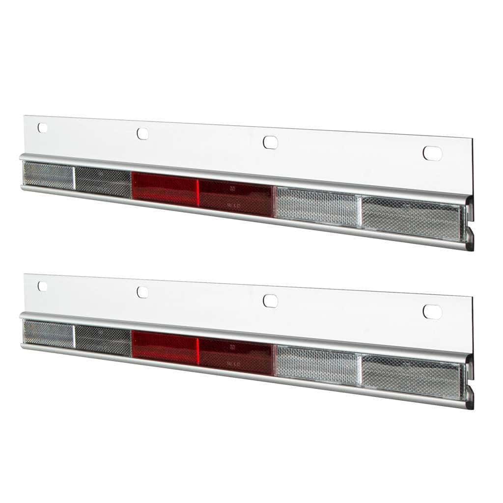 Straight Conspicuity Reflector Plate (Card of 2)