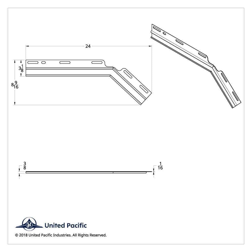 45 Degree Angled Conspicuity Reflector Plates (Pair) 3 45 Degree Angled Conspicuity Reflector Plates (Pair)