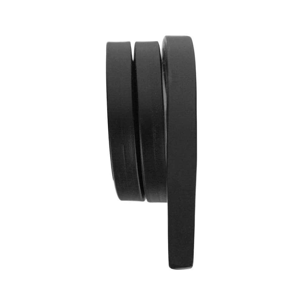 Black Angled Mud Flap Hangers (Pair)