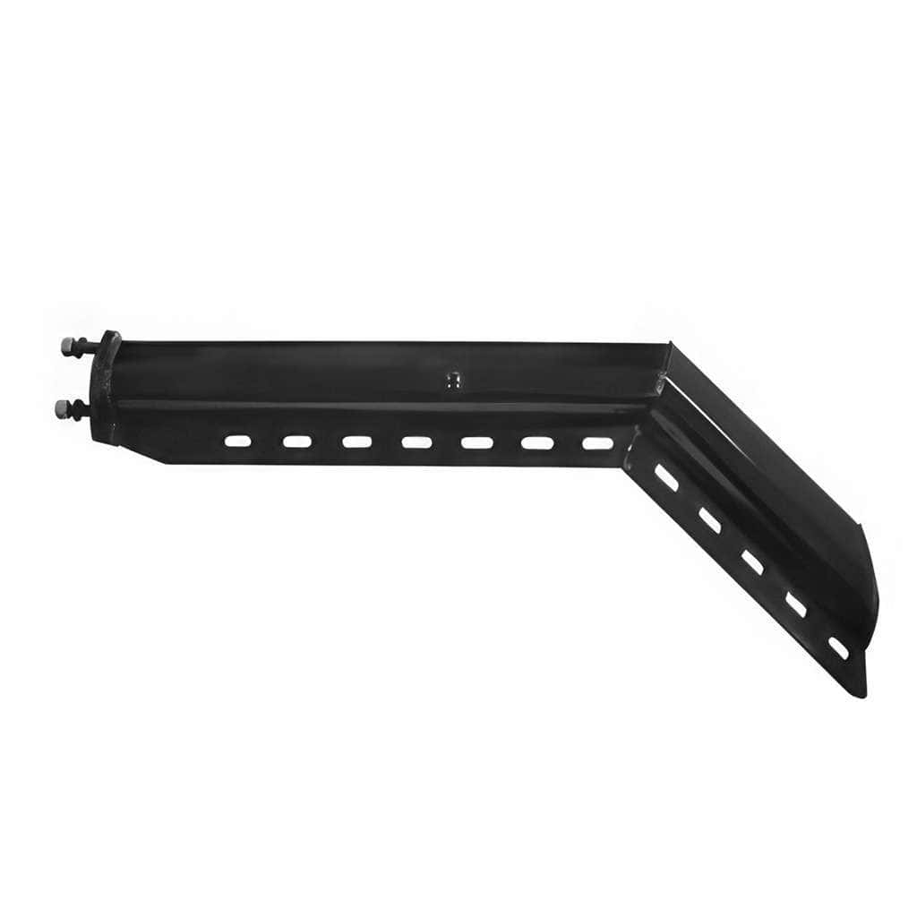 30" Black 45-Degree Angled Heavy Duty Mud Flap Hangers - 1-1/8" Bolt Pattern (Pair)
