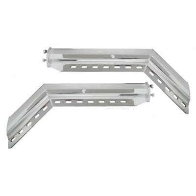 30" 430SS 45-Degree Angled Heavy Duty Mud Flap Hangers (Pair)